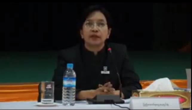 ပြည်ထောင်စုရှေ့နေချုပ်ရုံး၏ ပထမတစ်နှစ်တာ ဆောင်ရွက်ခဲ့မှု လုပ်ငန်းစဉ်များကို ရှင်းလင်းပြောကြား