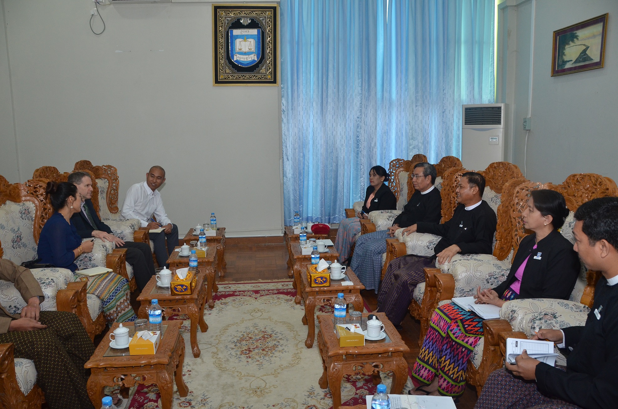 Attorney General of the Union received Mr. James A. Goldston, Managing Director of the Open Society Myanmar Foundation