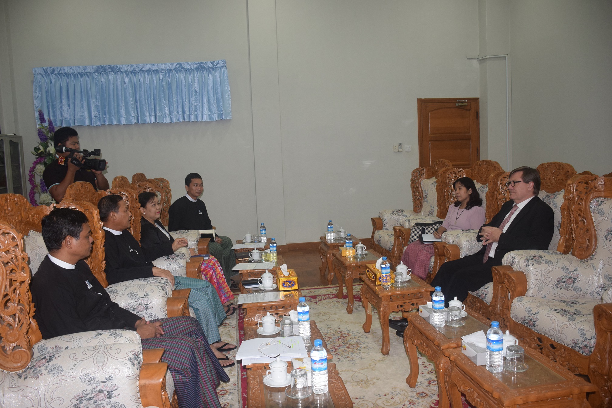 Attorney General of the Union Receives H.E MR.PETER LYSHOL T HANSEN, the Ambassador of Denmark