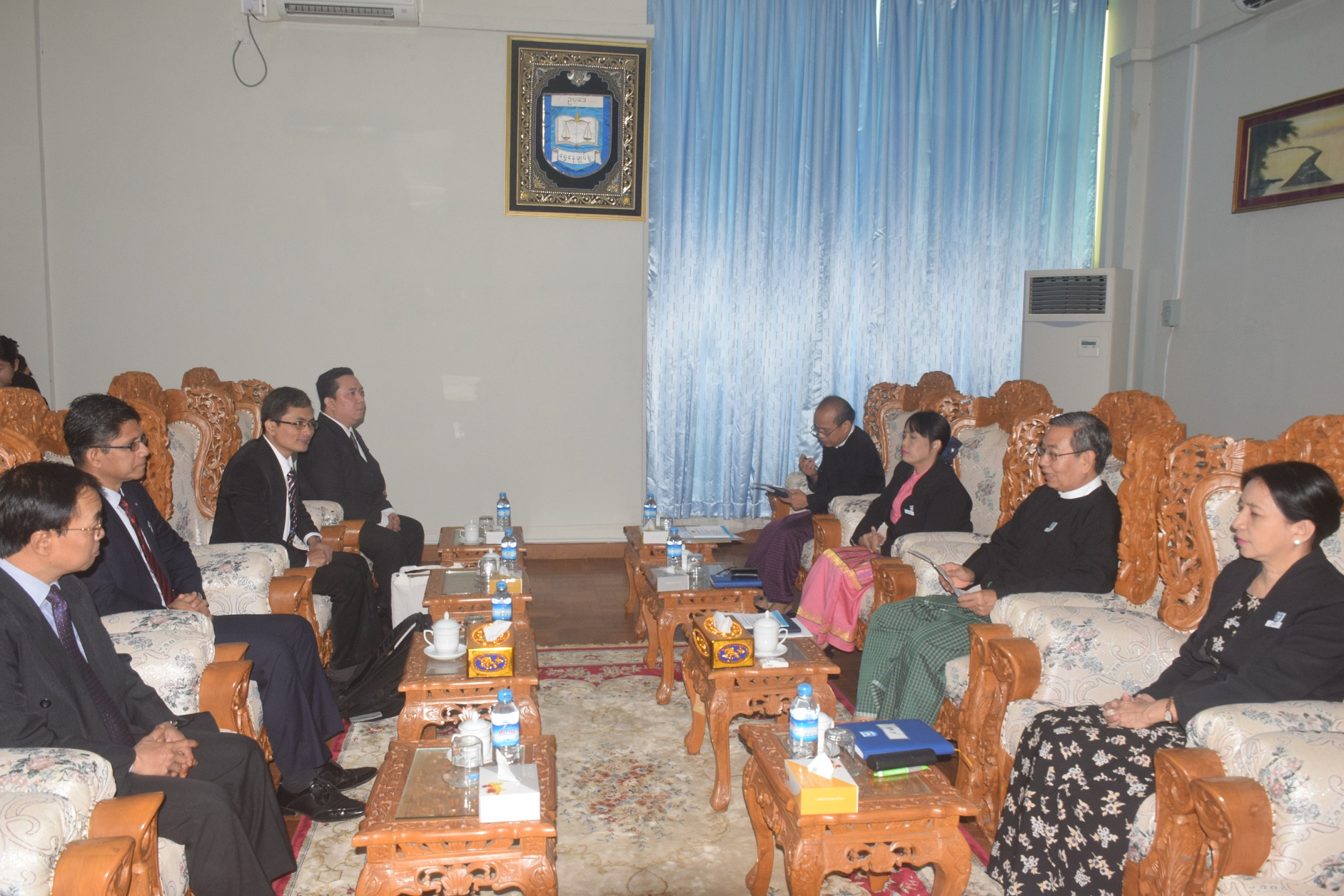 ဒုတိယရှေ့နေချုပ်သည် အင်ဒိုနီးရှားနိုင်ငံ၊ အဂတိလိုက်စားမှုတိုက်ဖျက်ရေးကော်မရှင် ဒုတိယဥက္ကဋ္ဌ  Mr. Laode Muhammad Syarif အား လက်ခံတွေ့ဆုံ