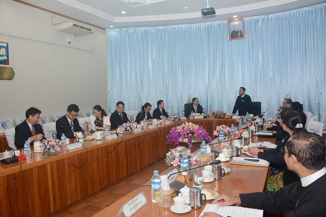 ပြည်ထောင်စုရှေ့နေချုပ်သည် တရုတ်ပြည်သူ့ သမ္မတနိုင်ငံ၊ ကွမ်ရှီးကျွမ်း ကိုယ်ပိုင် အုပ်ချုပ်ခွင့်ရ ဒေသဆိုင်ရာ ဒုတိယရှေ့နေချုပ် Mr. Luo Shaohua အား လက်ခံတွေ့ဆုံ