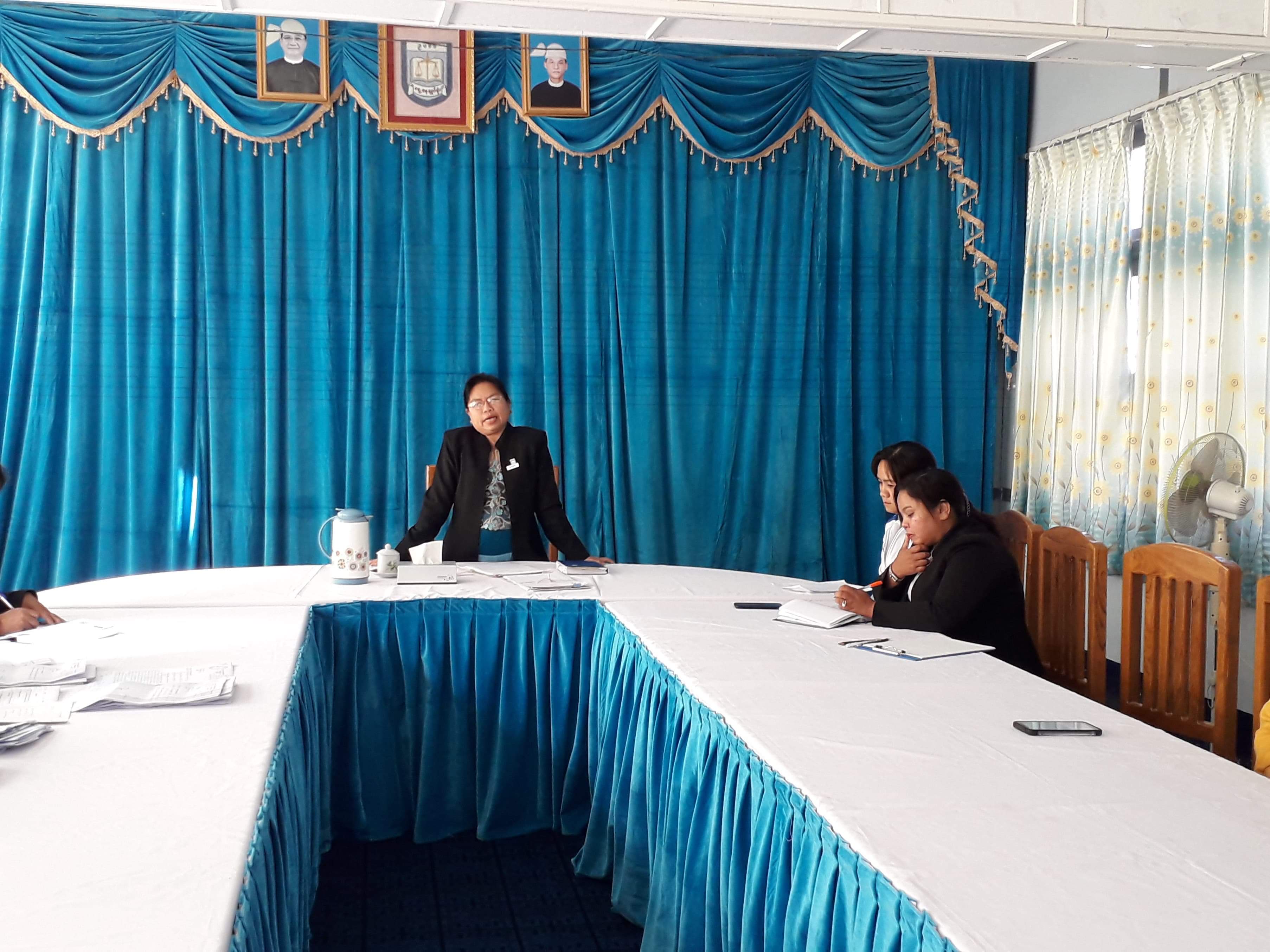 ကယားပြည်နယ်ဥပဒေချုပ်ရုံး ဥပဒေအရာရှိများနှင့် ရုံး၀န်ထမ်းများ၏ ဆန္ဒဖော်ထုတ်ခြင်းအစည်းအဝေး ကျင်းပပြုလုပ်