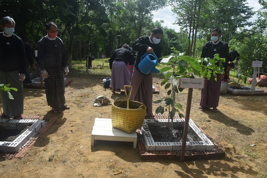 The Office of the Attorney General of the Union holds monsoon tree plantation and fish larvae releasing event