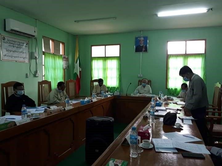 တိုင်းရင်းသားလွှတ်တော် ကိုယ်စားလှယ်လောင်းအမည်စာရင်း တင်သွင်းလွှာများ စိစစ်ခြင်းနှင့်ပတ်သက်၍ လုပ်ငန်း ညှိနှိုင်းအစည်းအဝေးတက်ရောက်