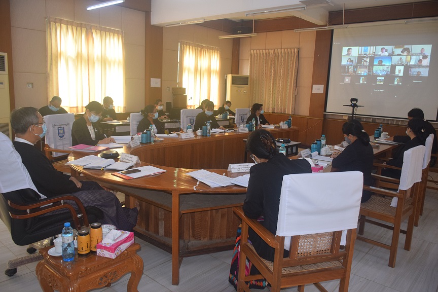 Holding the Second Meeting of the Working Group on Drafting the National Land Law by using Virtual Meeting Platform