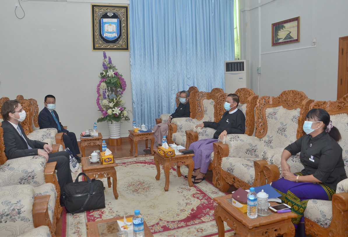 Attorney General of the Union receives Mr. Benedikt Hofmann, Country Manager of UNODC