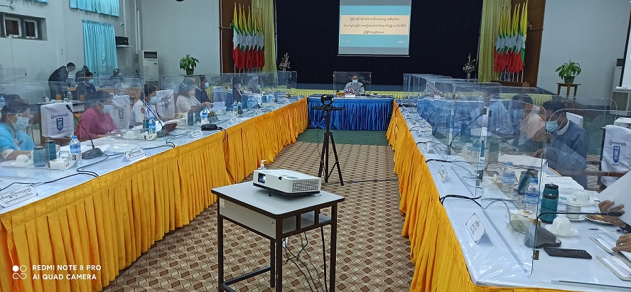 Holding the Coordination Meeting to Review Myanmar’s Third Cycle Report on Human Rights