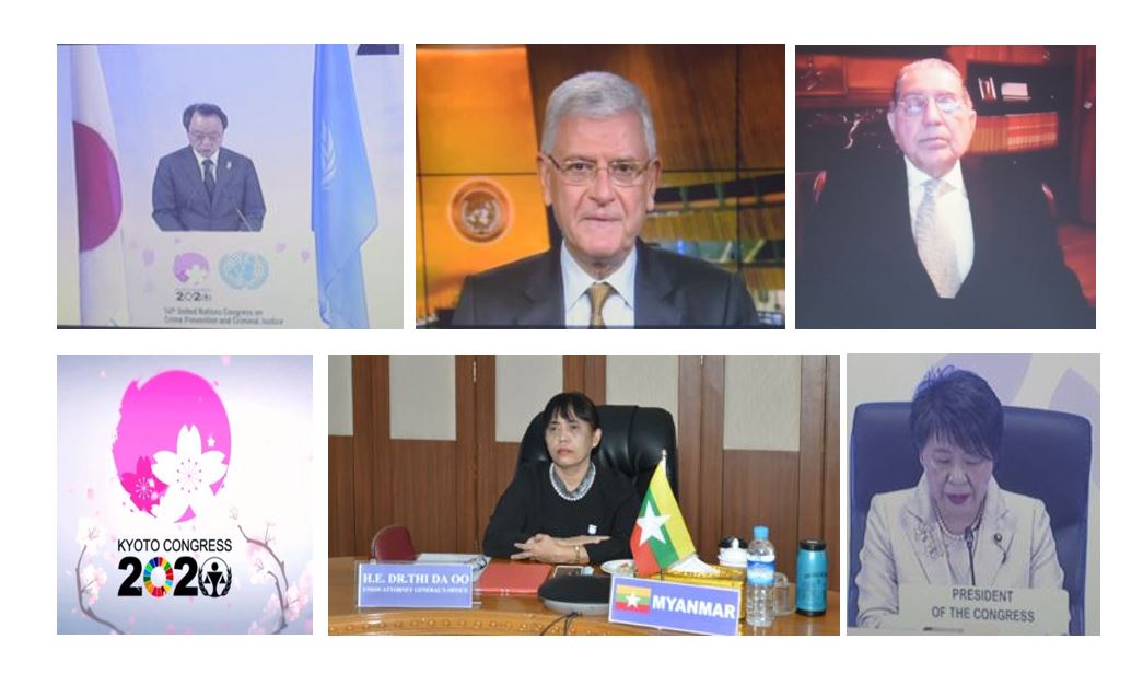 Myanmar Delegation Led by Dr. Thida 00, Attorney General of the Union Attends 14th United Nations Congress on Crime Prevention and Criminal Justice