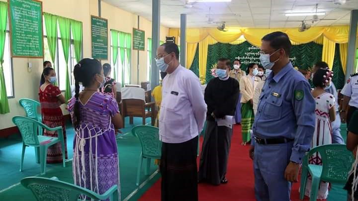 အဆင့်မြင့်အိမ်တွင်းမှုစက်ချုပ်သင်တန်း အမှတ်စဉ်(၂) သင်တန်းဖွင့်ပွဲတက်ရောက်