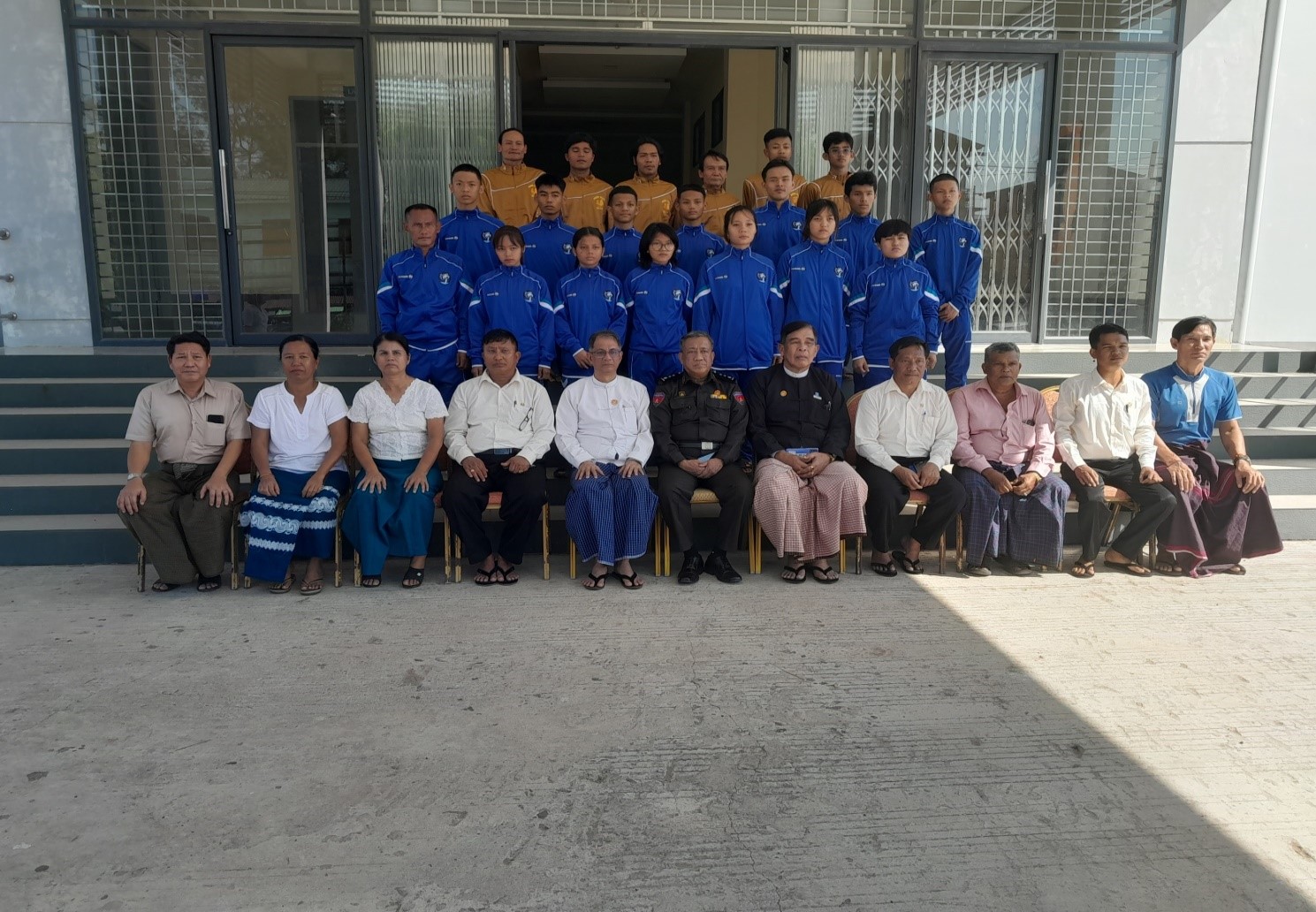 ဩဝါဒခံ ယူပွဲ အခမ်းအနားတက်‌ရောက်
