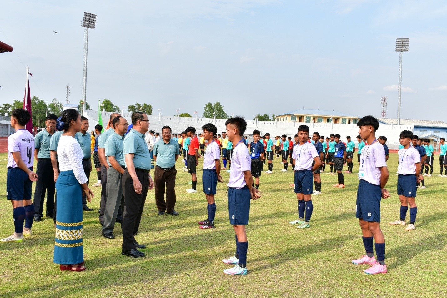 မြို့နယ် ပေါင်းစုံအသက်(၂၅)နှစ်အောက် အမျိုးသားဘောလုံးပြိုင်ပွဲ ဖွင့်ပွဲအခမ်းအနားတက်ရောက်
