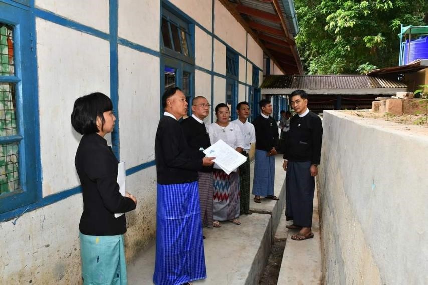 ၂၀၂၃-၂၀၂၄ ဘဏ္ဍာရေးနှစ် မြေထိန်းနံရံ တည်ဆောက်ပြီးစီးမှုအခြေအနေကြည့်ရှု