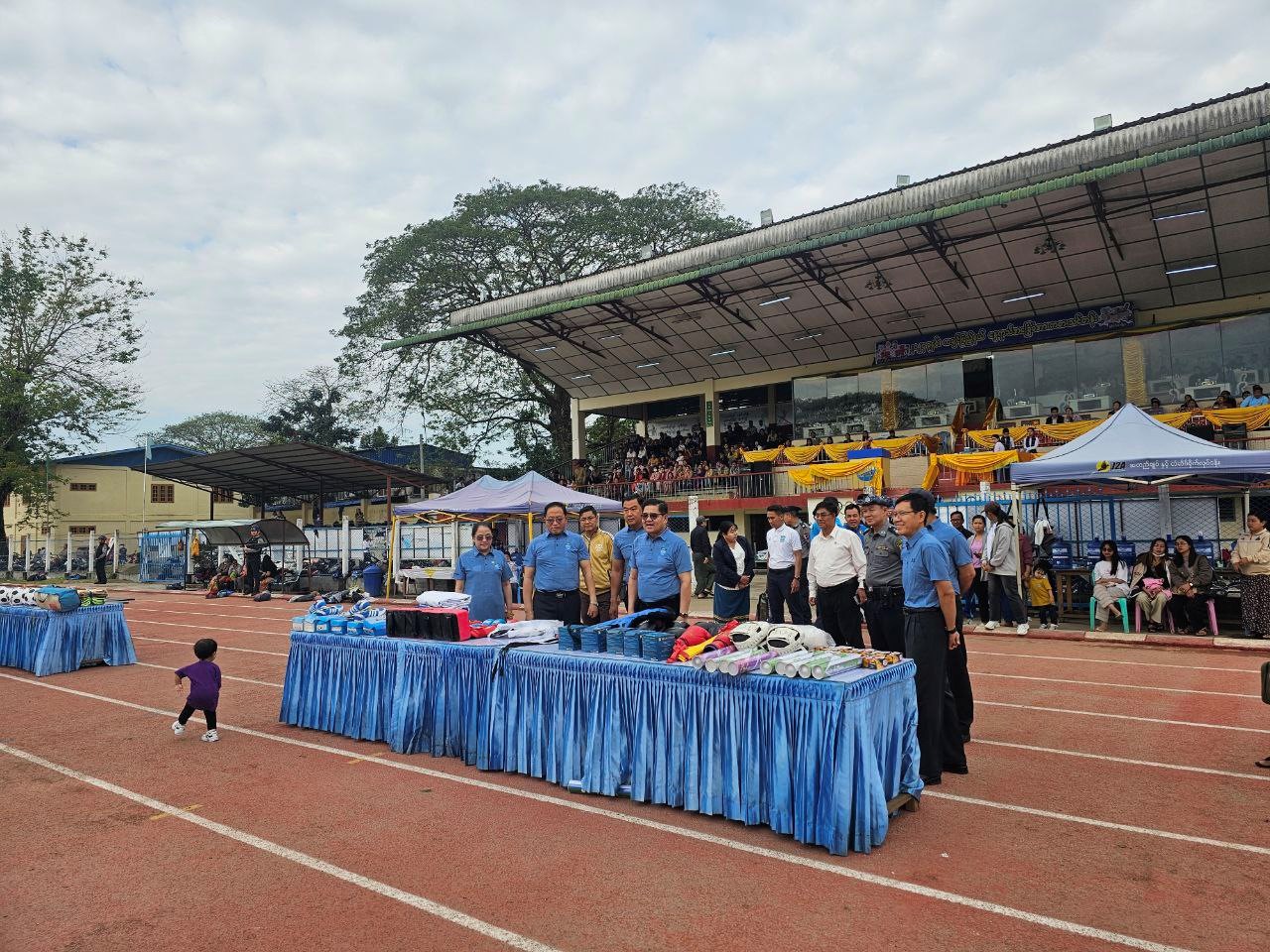 နွေရာသီအခြေခံအားကစားသင်တန်း(ဖွင့်ပွဲ) အခမ်းအနားတက်ရောက်