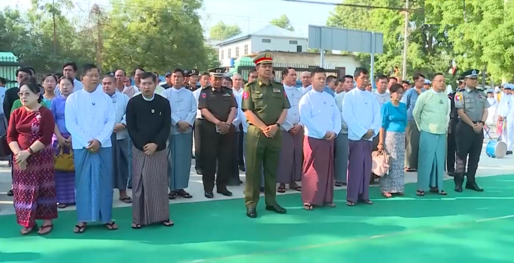 ဗန္ဓုလဈေး ဈေးရုံသစ်များ ဖွင့်ပွဲအခမ်းအနား တက်ရောက်