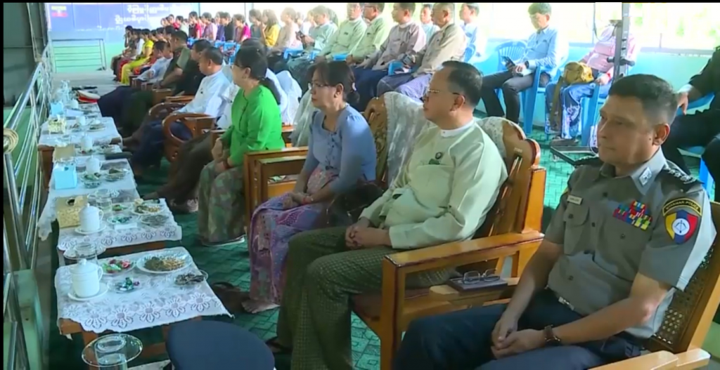 ဖူဆယ်ပြိုင်ပွဲဖွင့်ပွဲ အခမ်းအနားတက်‌ရောက်