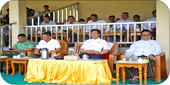 ပါမောက္ခချုပ်ဖလား အမျိုးသား ဘောလုံးပြိုင်ပွဲ ဖွင့်ပွဲ အခမ်းအနားတက်ရောက်