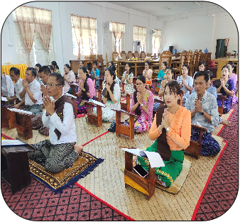 အန္တရာယ်ကင်း ဝတ်ရွတ်ပူဇော်ပွဲ ကျင်းပ
